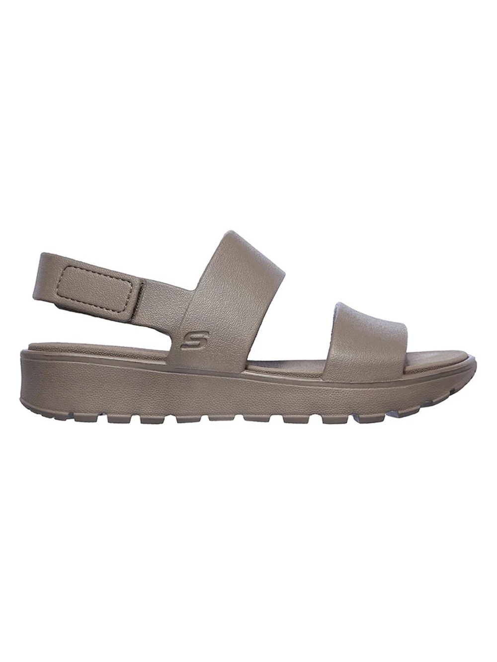 NWT Skechers Foamies Footsteps Breezy Feels Taupe Sandals Sizes 6/8, luxe foam